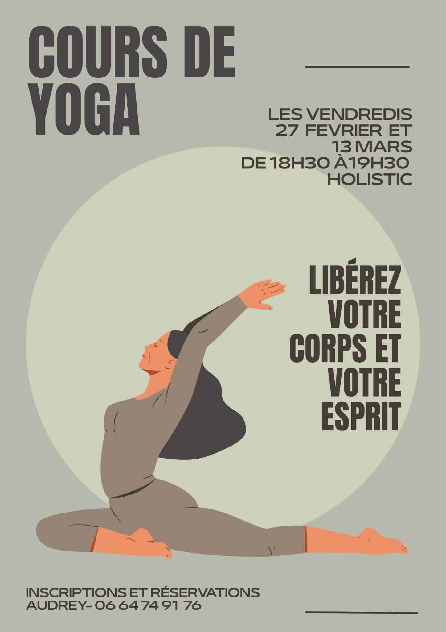Cours de yoga